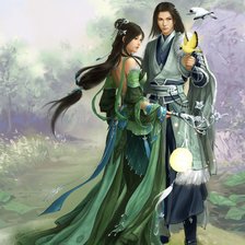 Схема вышивки «Пара»