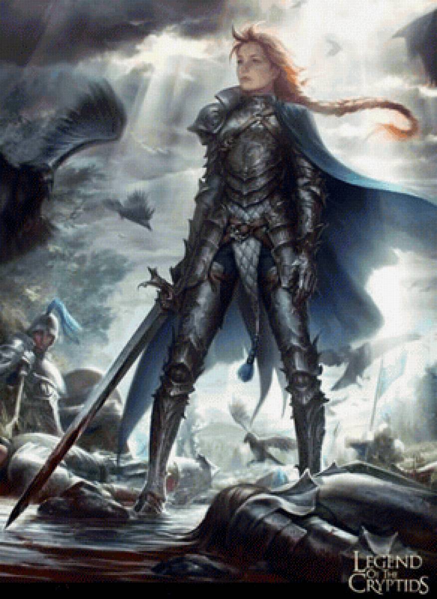 Девушка - иллюстрация, сказка, фэнтези - предпросмотр