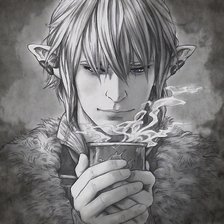 Схема вышивки «эльф»