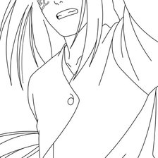 Схема вышивки «Неджи-семпай»