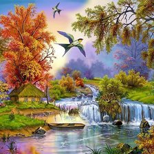 Схема вышивки «в гармонии»