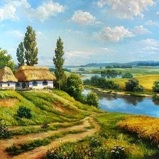 Схема вышивки «в гармонии с природой»