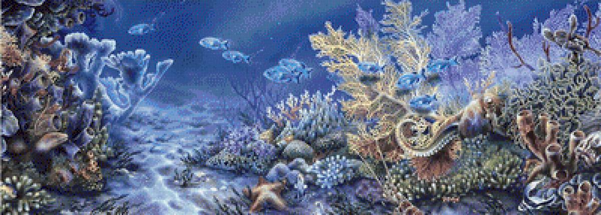 морское дно - море сокровища коралл - предпросмотр