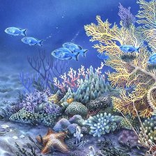 Схема вышивки «морское дно»