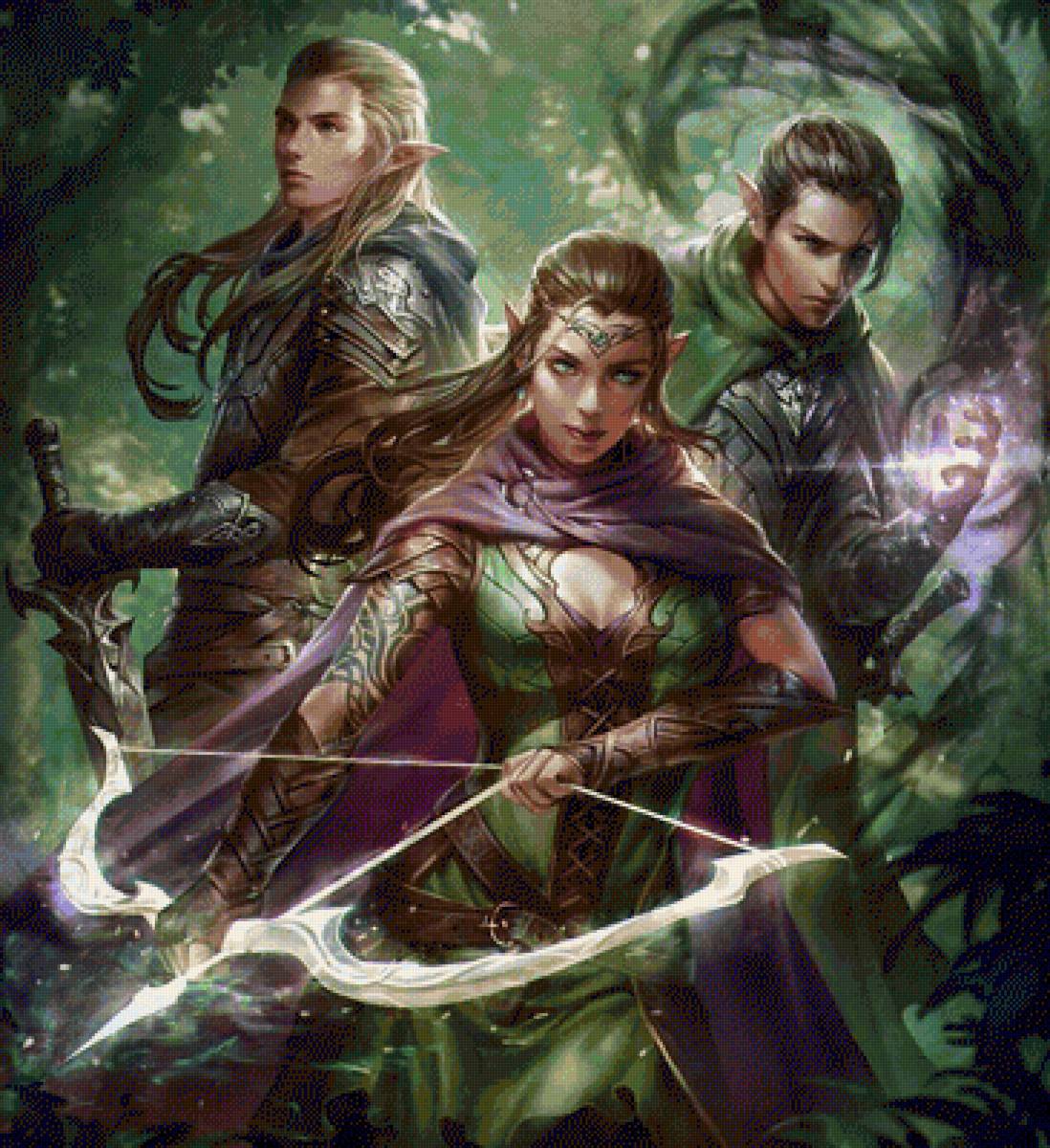 эльфы - фентези эльфы - предпросмотр