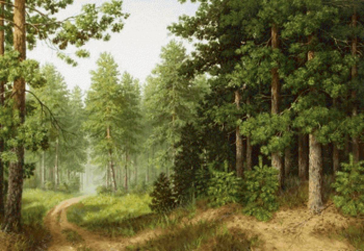 лесная дорога - природа - предпросмотр