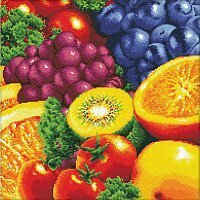 Схема вышивки «Кому витаминчики?»