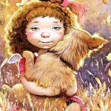 Схема вышивки «Деточка»