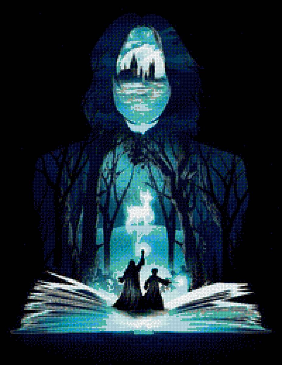 Снегг Защитник - гарри поттер, фэнтези, снегг, космос - предпросмотр