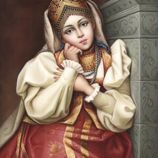 Схема вышивки «серия "Портреты" Вариант 2»