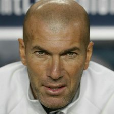 Схема вышивки «Зинедин Зидан»