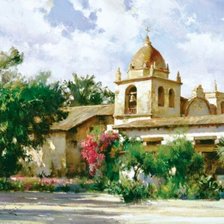 Схема вышивки «Храм»