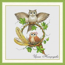 Схема вышивки «СОВУШКИ»