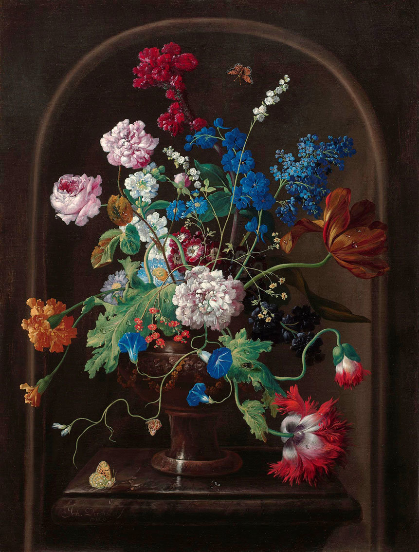 букет - картина, цветы - оригинал