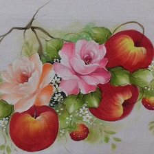 Схема вышивки «фрукты»