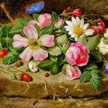 Схема вышивки «букет»