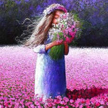 Схема вышивки «girl»