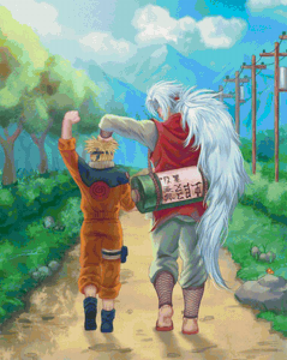 Наруто и Джирая - джирая, наруто, дзирая - предпросмотр