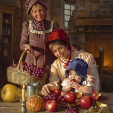 Схема вышивки «familie»