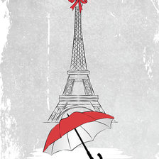 Схема вышивки «Зонт»