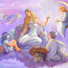 Схема вышивки «На облаках»