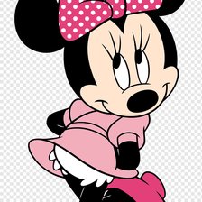 Схема вышивки «Минни маус»