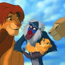 Схема вышивки «Король лев»