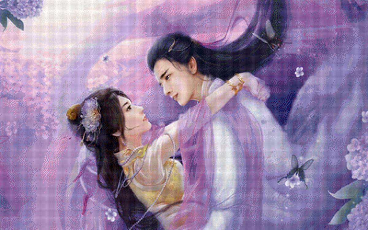 Пара - сказка, фэнтези, иллюстрация - предпросмотр