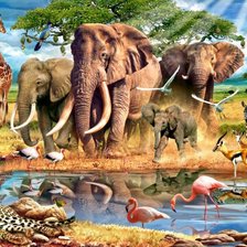 Схема вышивки «Живая природа»