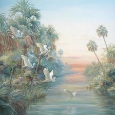 Схема вышивки «Птицы»