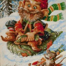 Схема вышивки «Новогоднее настроение»