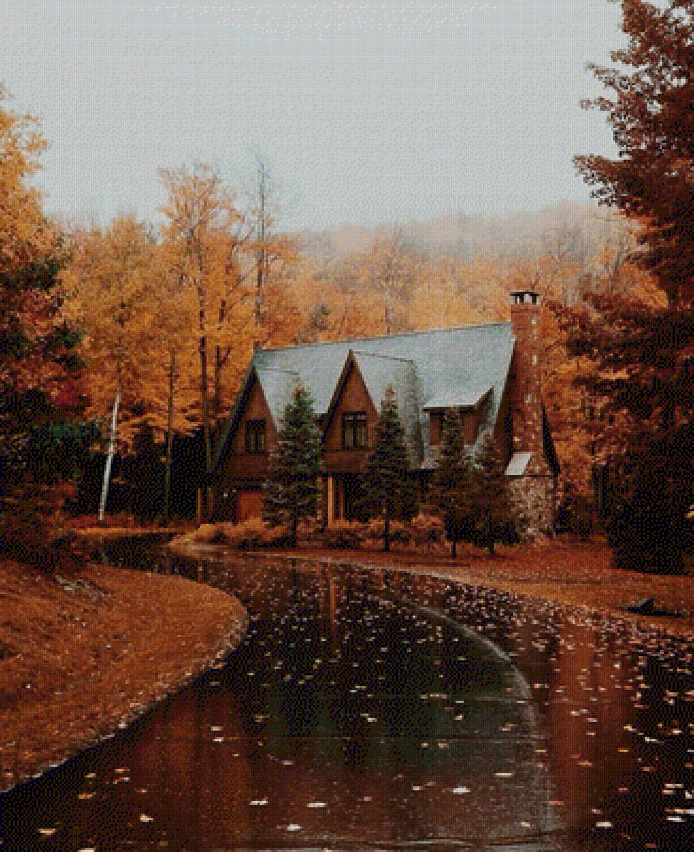 Paisaje de otoño - otoño - предпросмотр