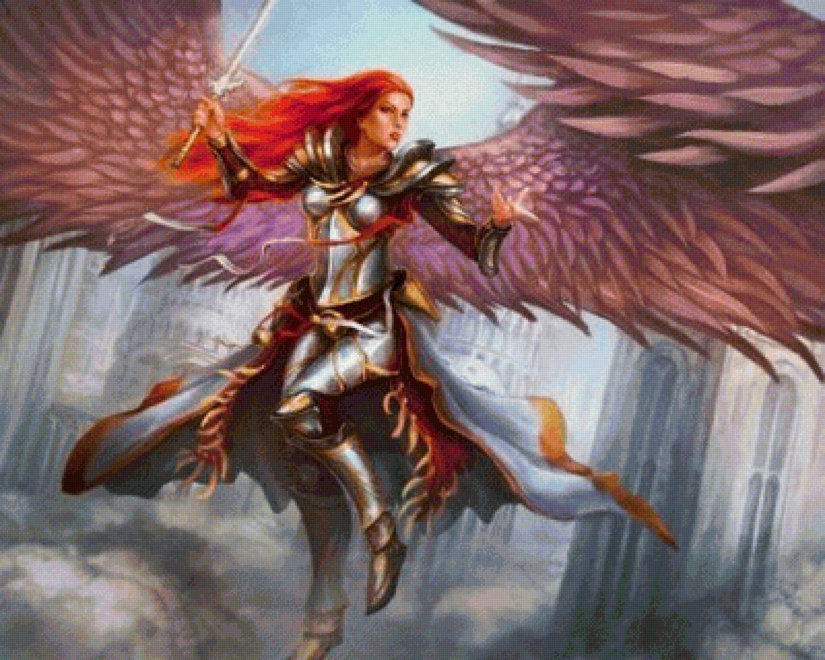 Девушка - иллюстрация, сказка, фэнтези - предпросмотр