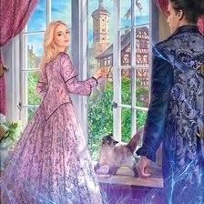 Схема вышивки «Черный вдовец»