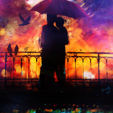 Схема вышивки «Пара»