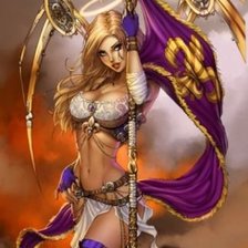 Схема вышивки «Девушка»