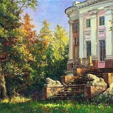 Схема вышивки «Усадьба»