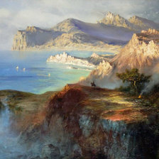 Схема вышивки «Морской пейзаж»