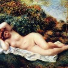 Схема вышивки «Спящая купальщица»