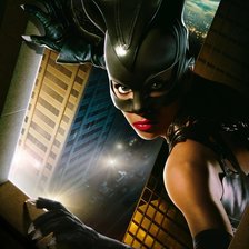 Схема вышивки «Женщина кошка»