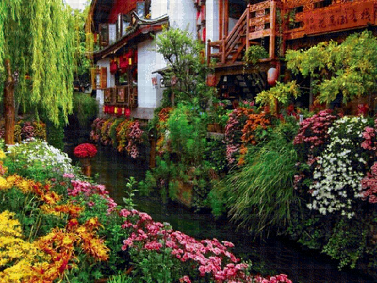 Домик - природа, дом, пейзаж - предпросмотр