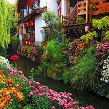 Схема вышивки «Домик»