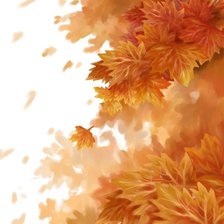 Схема вышивки «осенние листья»