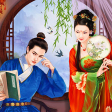 Схема вышивки «Пара»