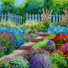 Схема вышивки «Сад»