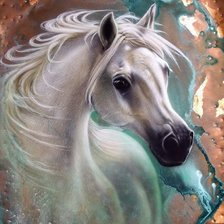 Схема вышивки «Cavalo.»