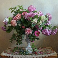 Схема вышивки «Boque de flores.»