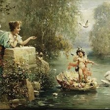 Схема вышивки «Маленький ангел.»