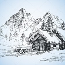 Зимняя опушка