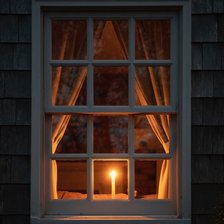 Схема вышивки «Свет в окне»